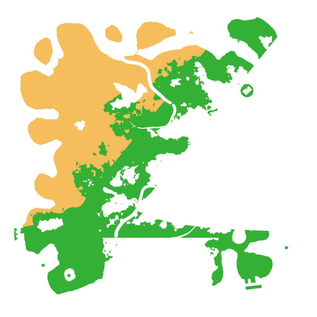 Biome Rust Map: Procedural Map, Size: 4000, Seed: 763476