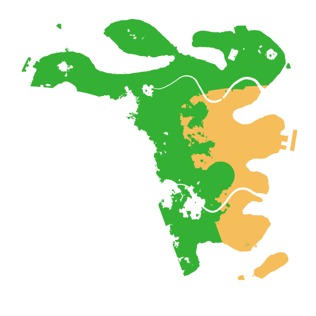 Biome Rust Map: Procedural Map, Size: 3000, Seed: 728632513