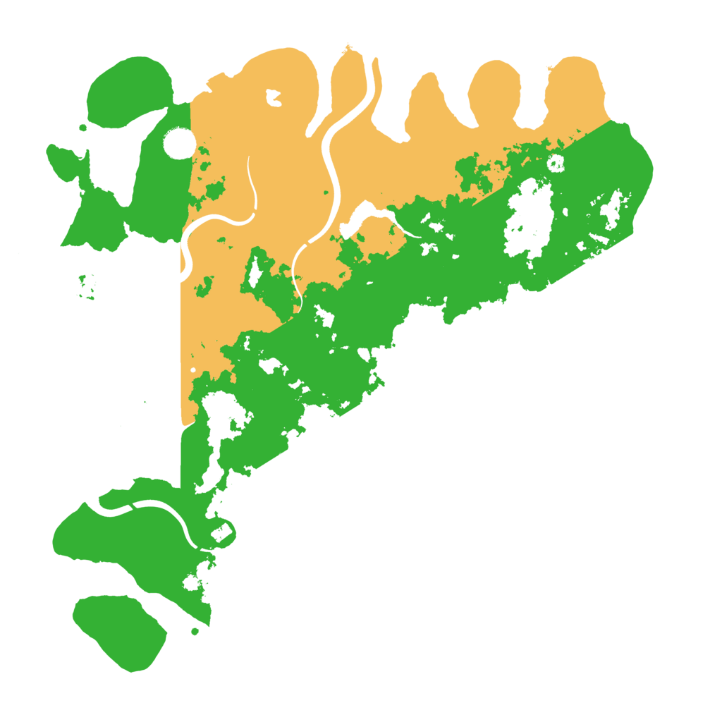 Biome Rust Map: Procedural Map, Size: 4000, Seed: 31606