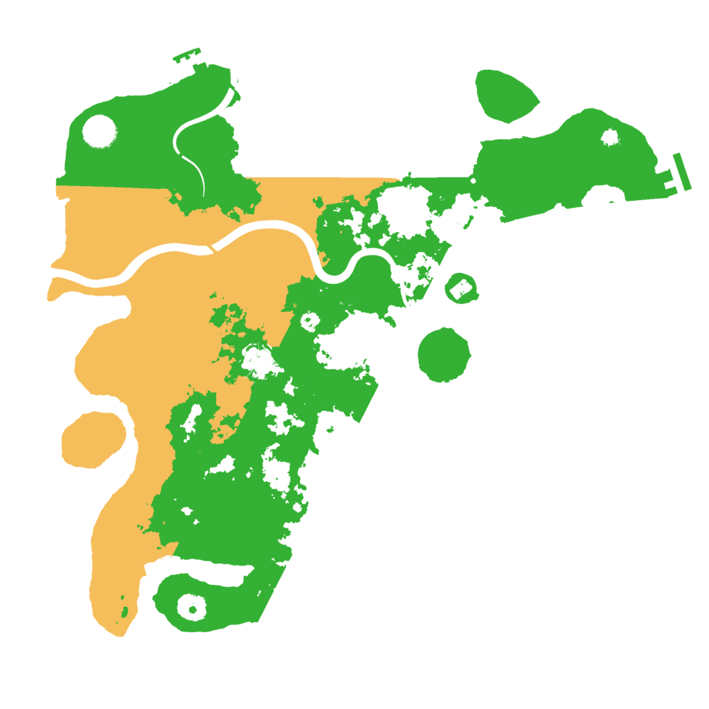 Biome Rust Map: Procedural Map, Size: 3750, Seed: 19446112