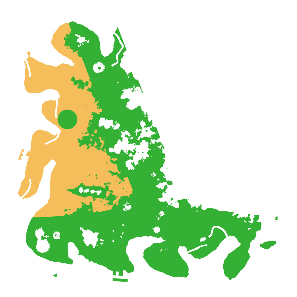 Biome Rust Map: Procedural Map, Size: 4000, Seed: 39763011
