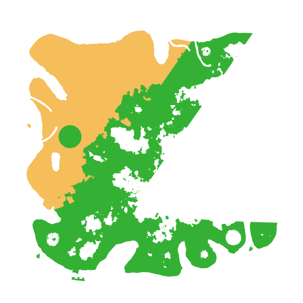 Biome Rust Map: Procedural Map, Size: 3500, Seed: 1005538725