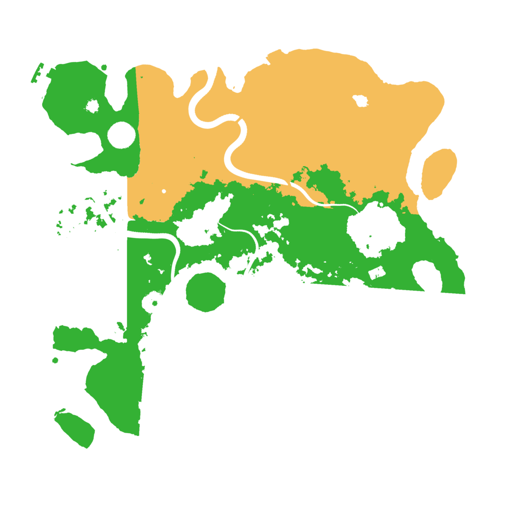 Biome Rust Map: Procedural Map, Size: 3500, Seed: 444073929