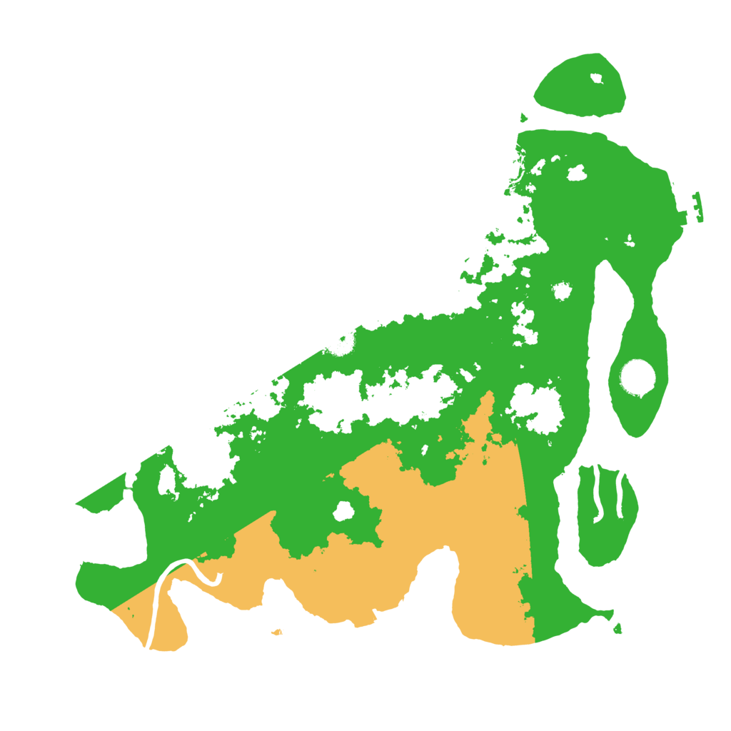 Biome Rust Map: Procedural Map, Size: 3650, Seed: 72218543