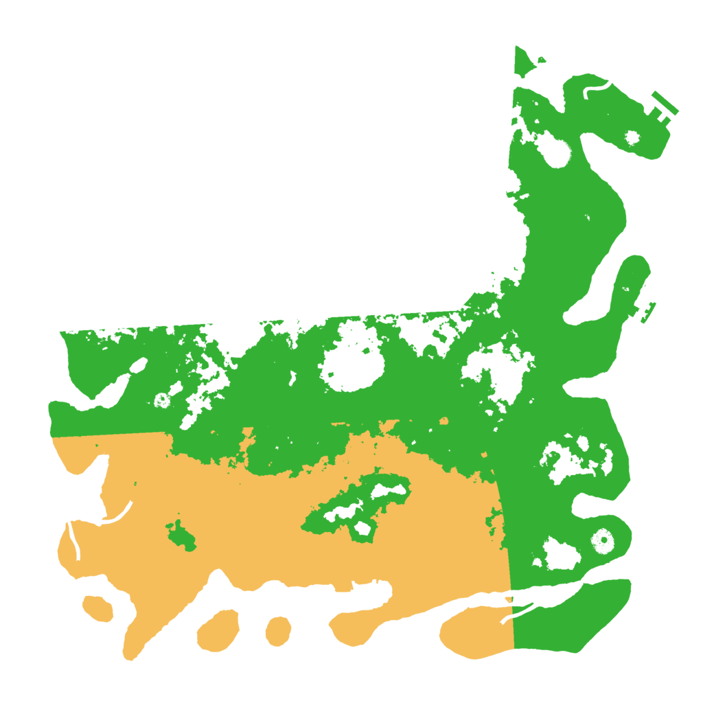 Biome Rust Map: Procedural Map, Size: 4500, Seed: 16203