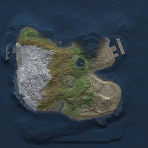 Thumbnail Rust Map: Procedural Map, Size: 1800, Seed: 960788023, 5 Monuments