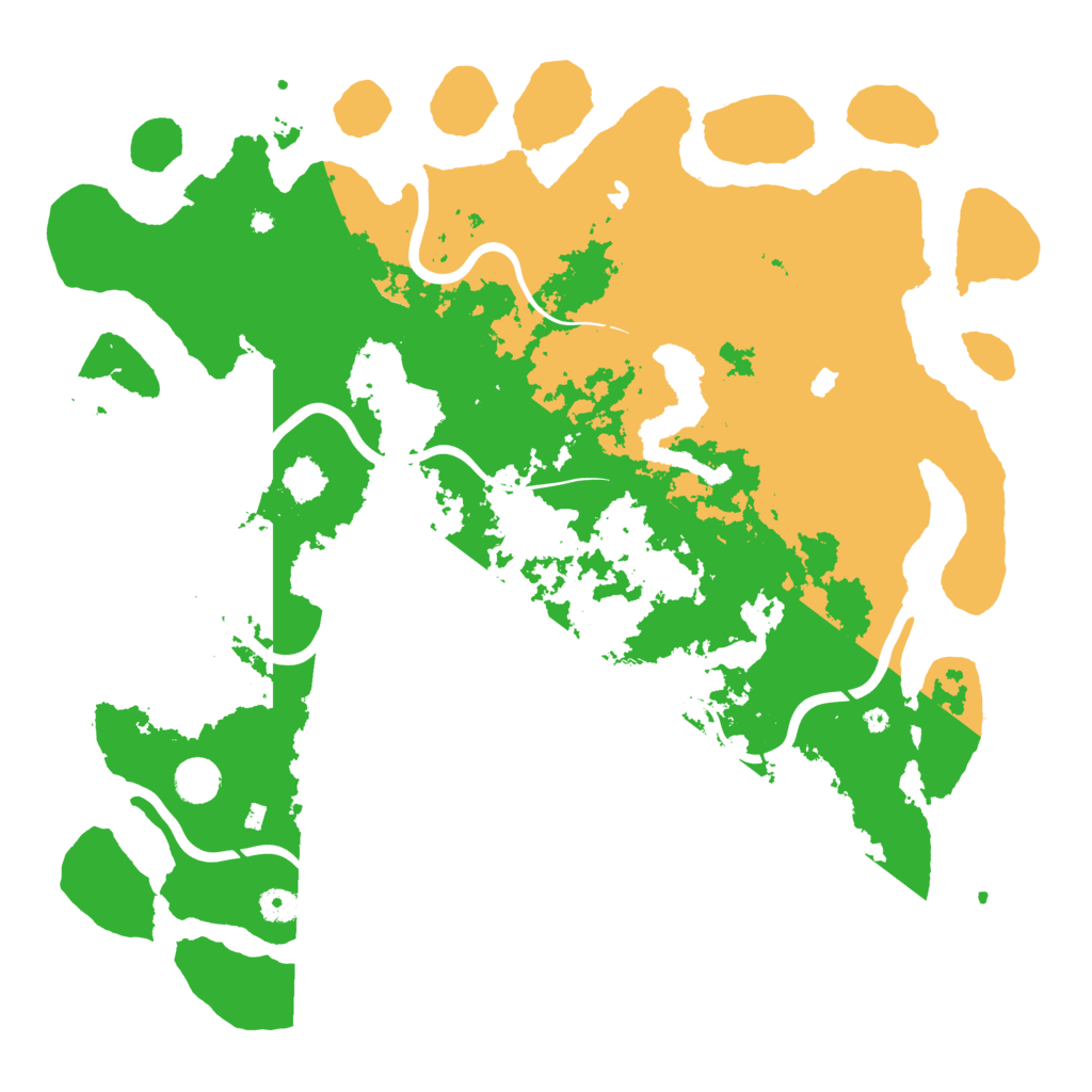 Biome Rust Map: Procedural Map, Size: 4500, Seed: 570239510