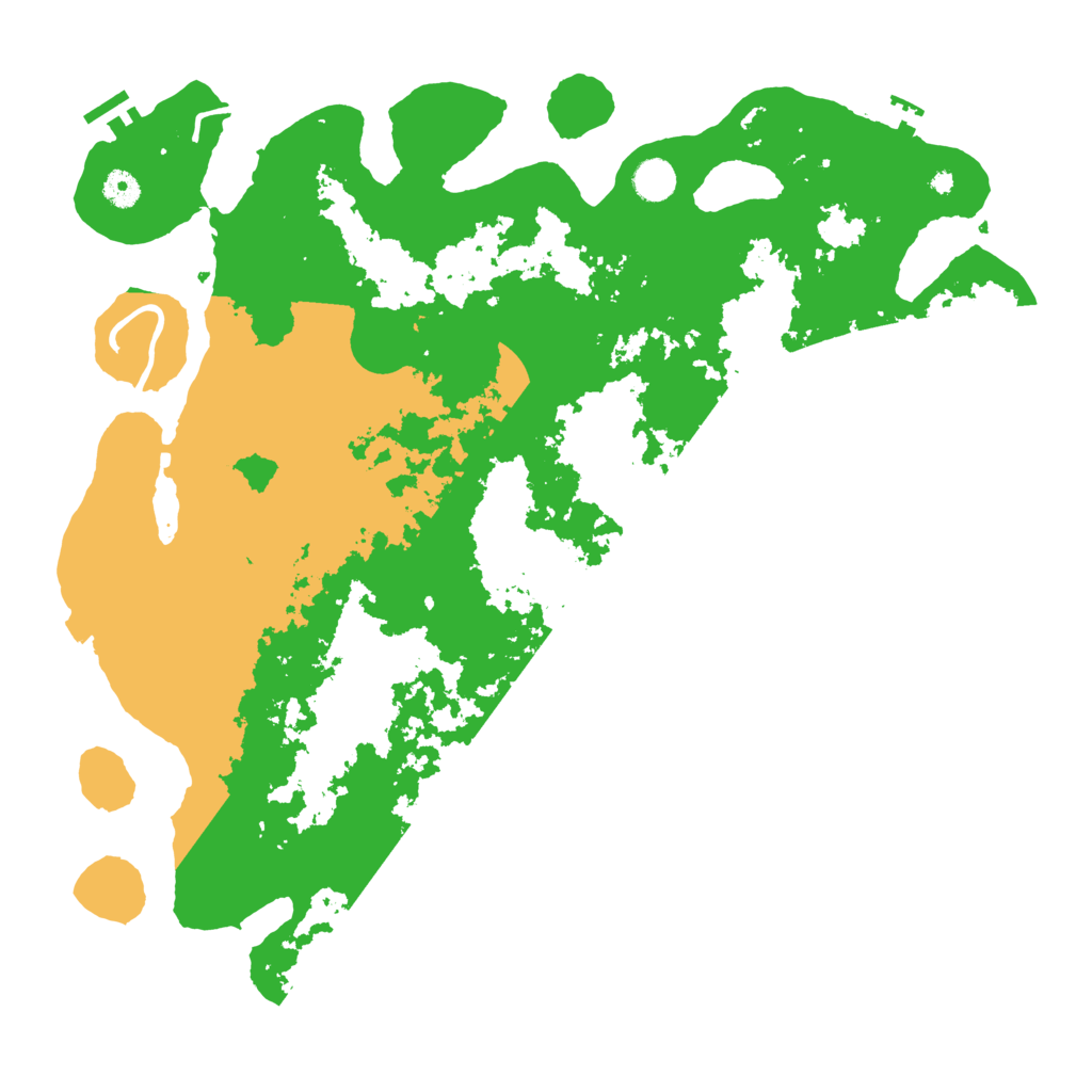 Biome Rust Map: Procedural Map, Size: 4500, Seed: 1305412485