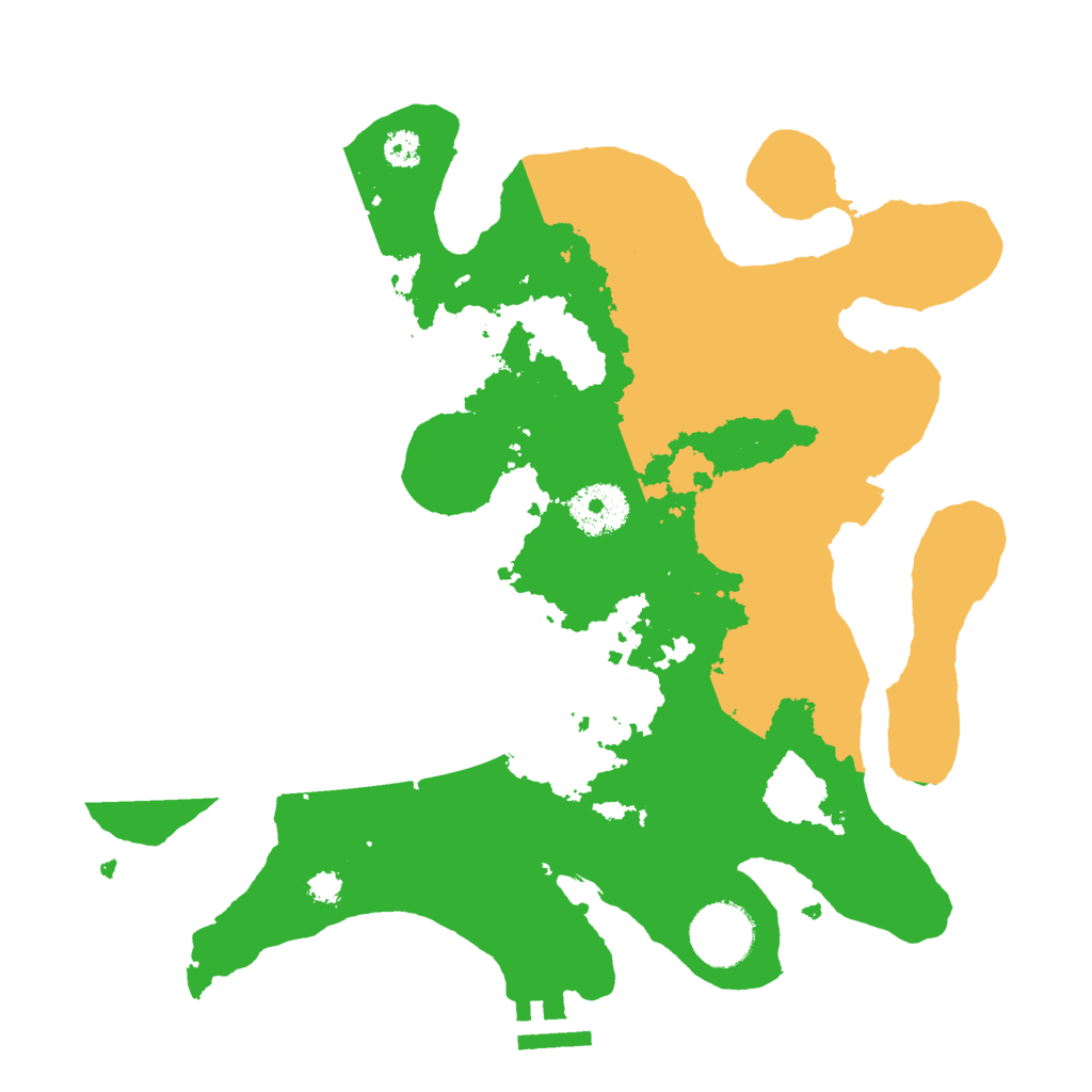 Biome Rust Map: Procedural Map, Size: 3000, Seed: 52876