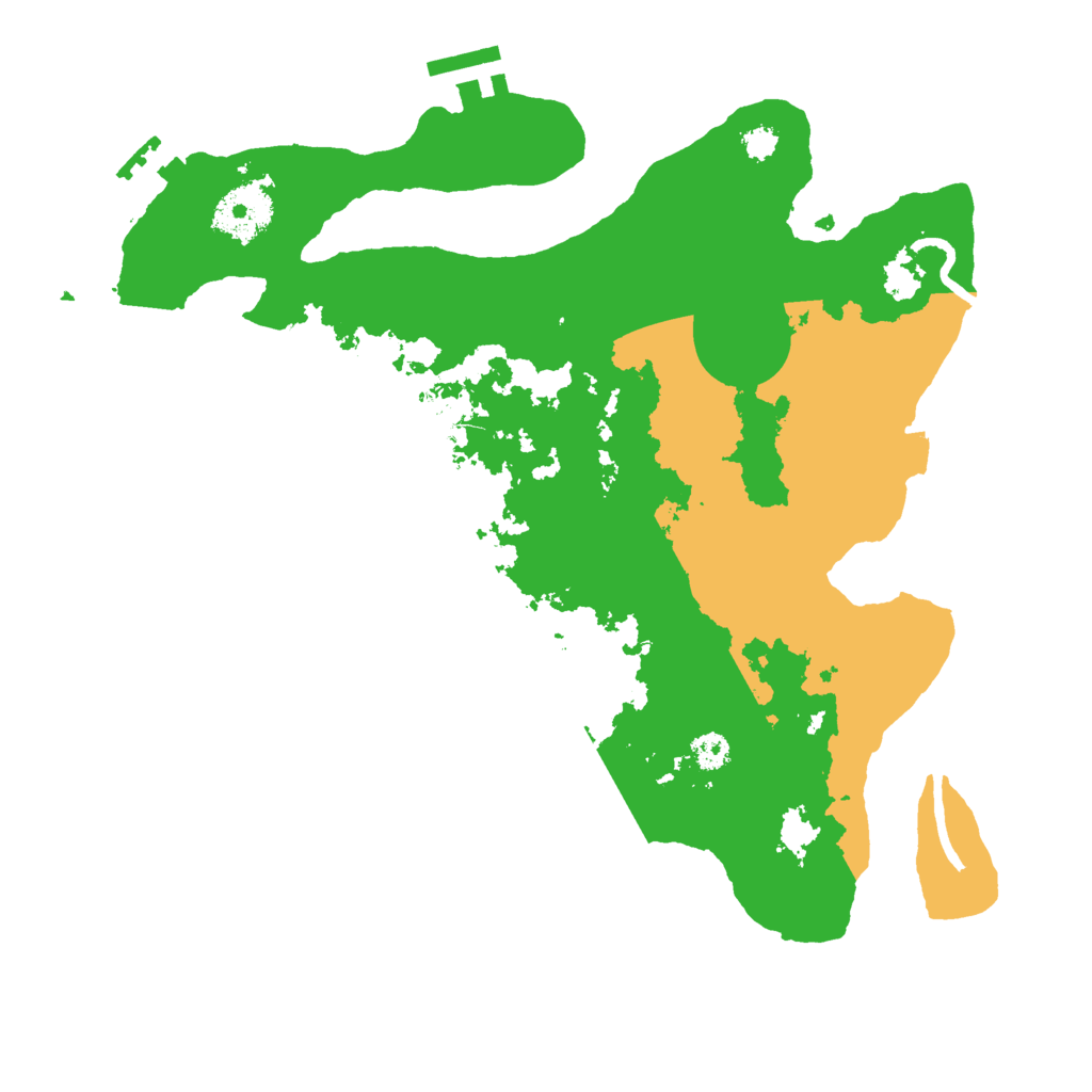 Biome Rust Map: Procedural Map, Size: 3000, Seed: 29727