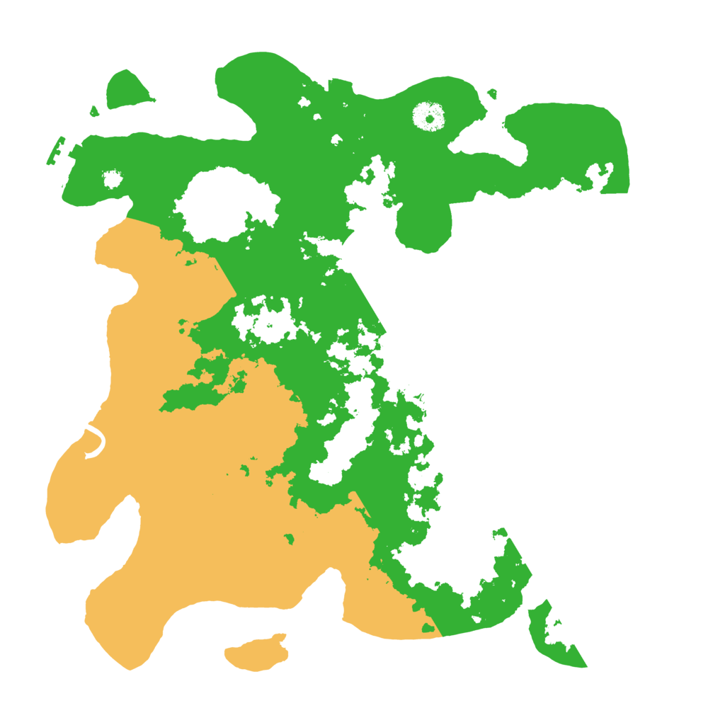 Biome Rust Map: Procedural Map, Size: 3500, Seed: 573912384