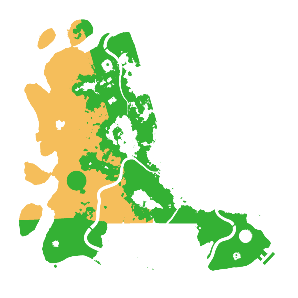 Biome Rust Map: Procedural Map, Size: 4000, Seed: 6453483