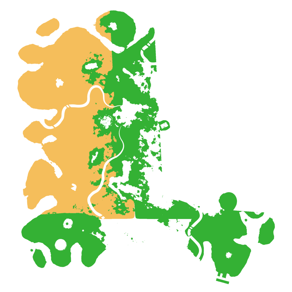 Biome Rust Map: Procedural Map, Size: 4500, Seed: 58758634