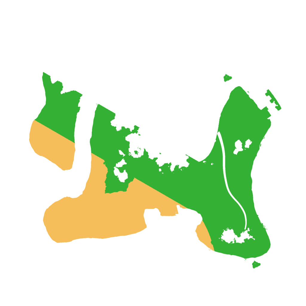 Biome Rust Map: Procedural Map, Size: 2000, Seed: 634819