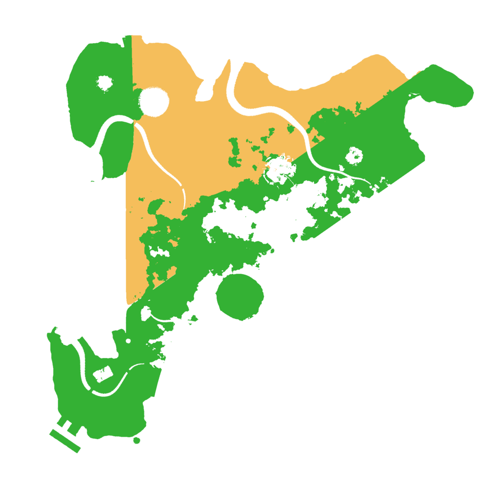 Biome Rust Map: Procedural Map, Size: 3000, Seed: 1495284097