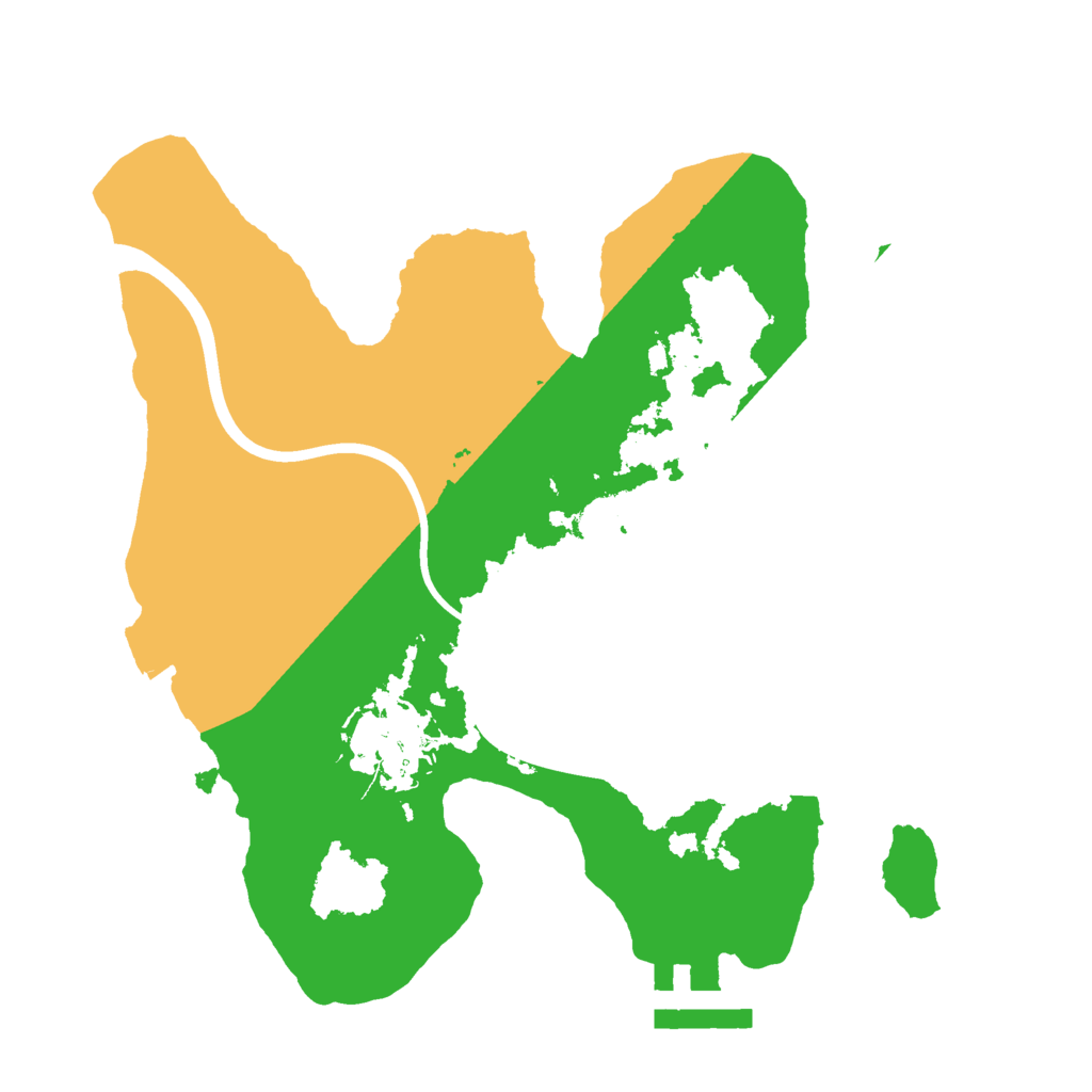 Biome Rust Map: Procedural Map, Size: 2250, Seed: 187187187
