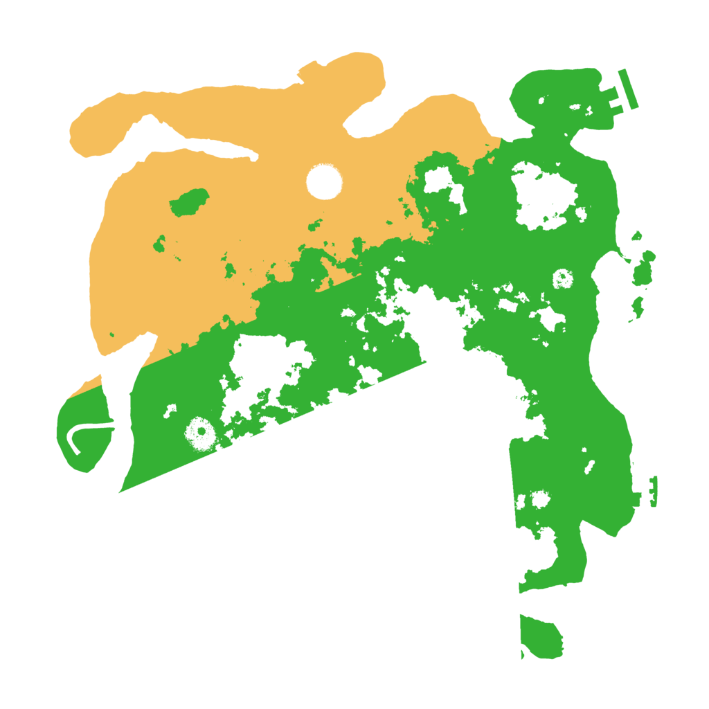 Biome Rust Map: Procedural Map, Size: 3500, Seed: 387841948