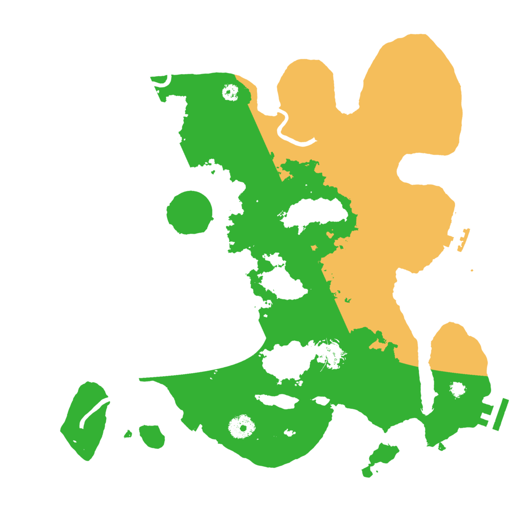 Biome Rust Map: Procedural Map, Size: 3200, Seed: 1507222844