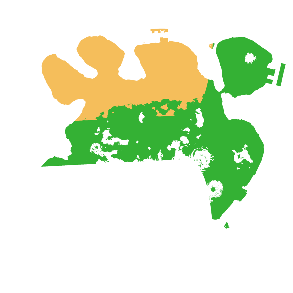 Biome Rust Map: Procedural Map, Size: 2600, Seed: 545