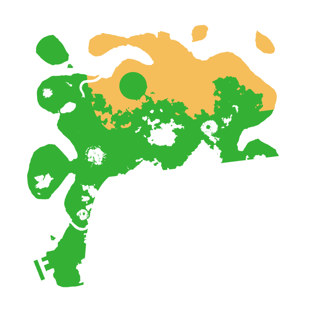 Biome Rust Map: Procedural Map, Size: 3000, Seed: 44681