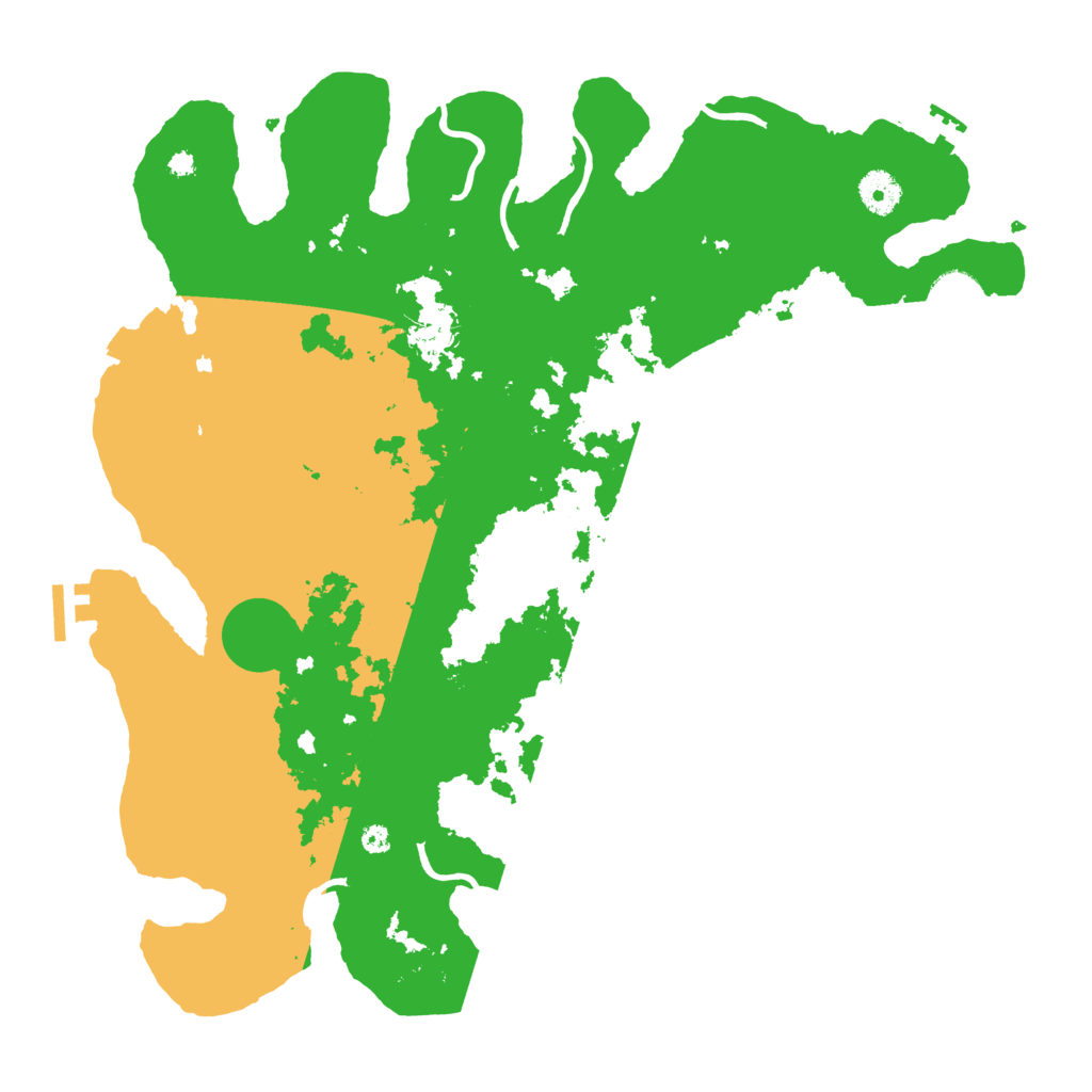 Biome Rust Map: Procedural Map, Size: 3900, Seed: 49832740