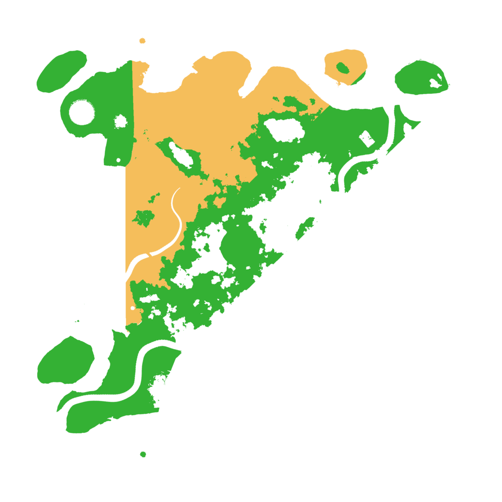 Biome Rust Map: Procedural Map, Size: 3500, Seed: 2122200