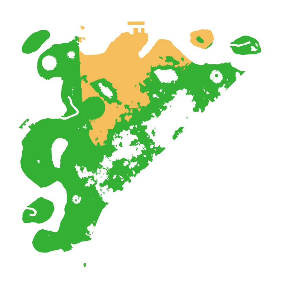 Biome Rust Map: Procedural Map, Size: 3500, Seed: 2122200