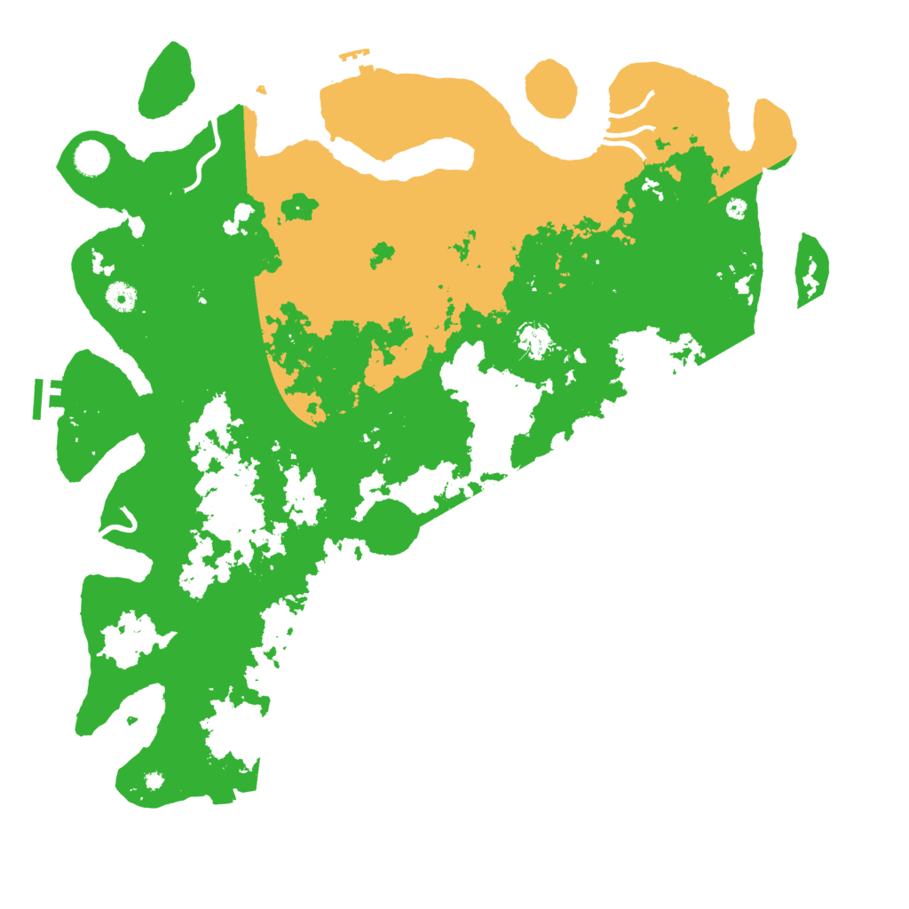 Biome Rust Map: Procedural Map, Size: 4500, Seed: 1526850049