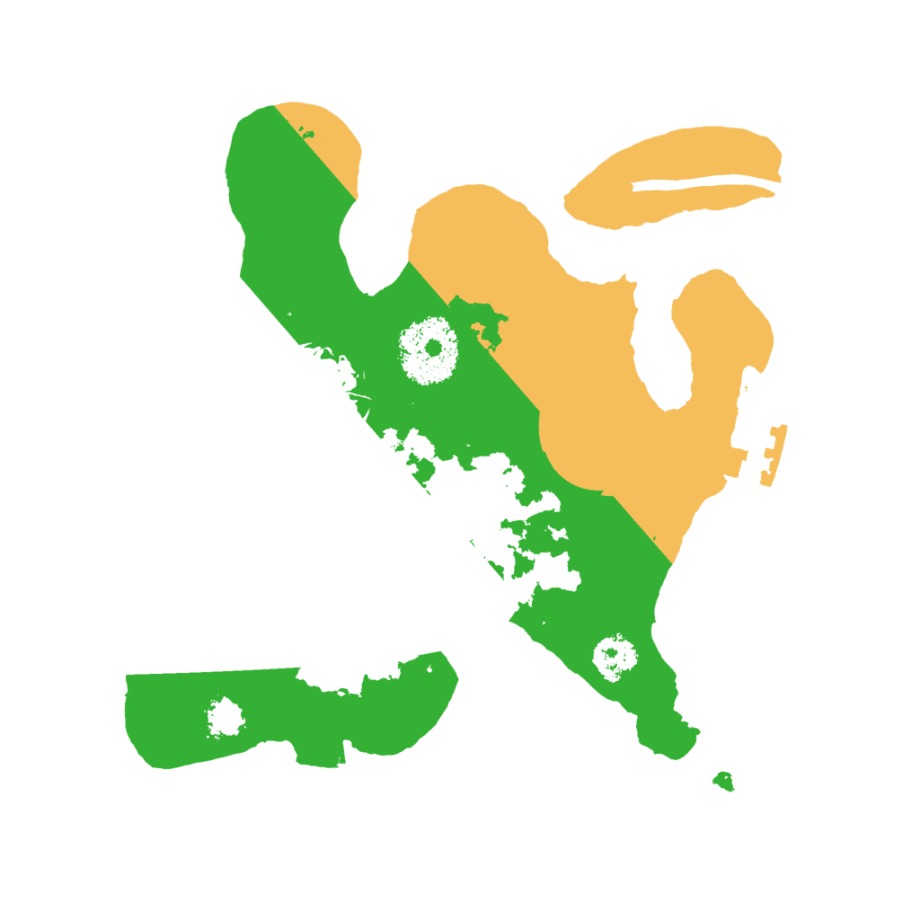 Biome Rust Map: Procedural Map, Size: 2201, Seed: 1151766531