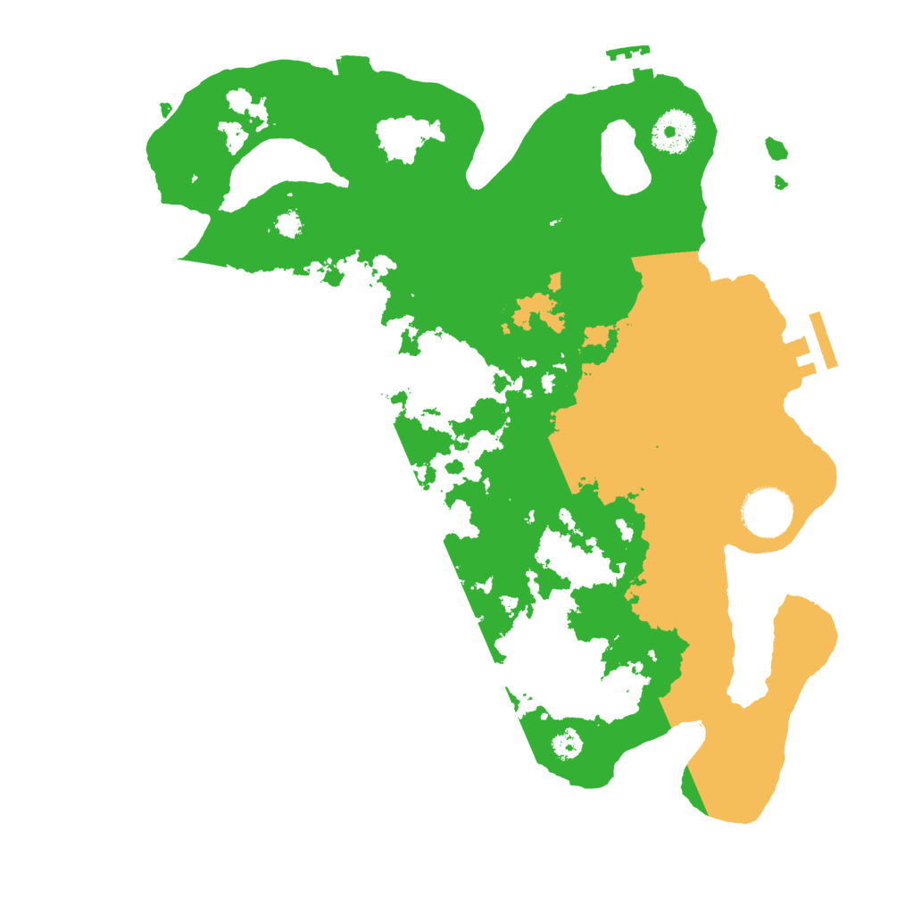 Biome Rust Map: Procedural Map, Size: 3200, Seed: 174590291