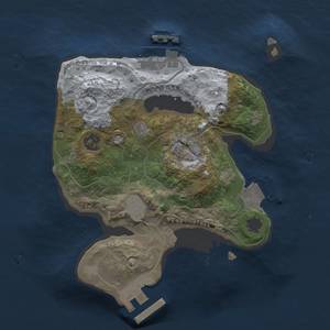 Thumbnail Rust Map: Procedural Map, Size: 1900, Seed: 62825, 5 Monuments