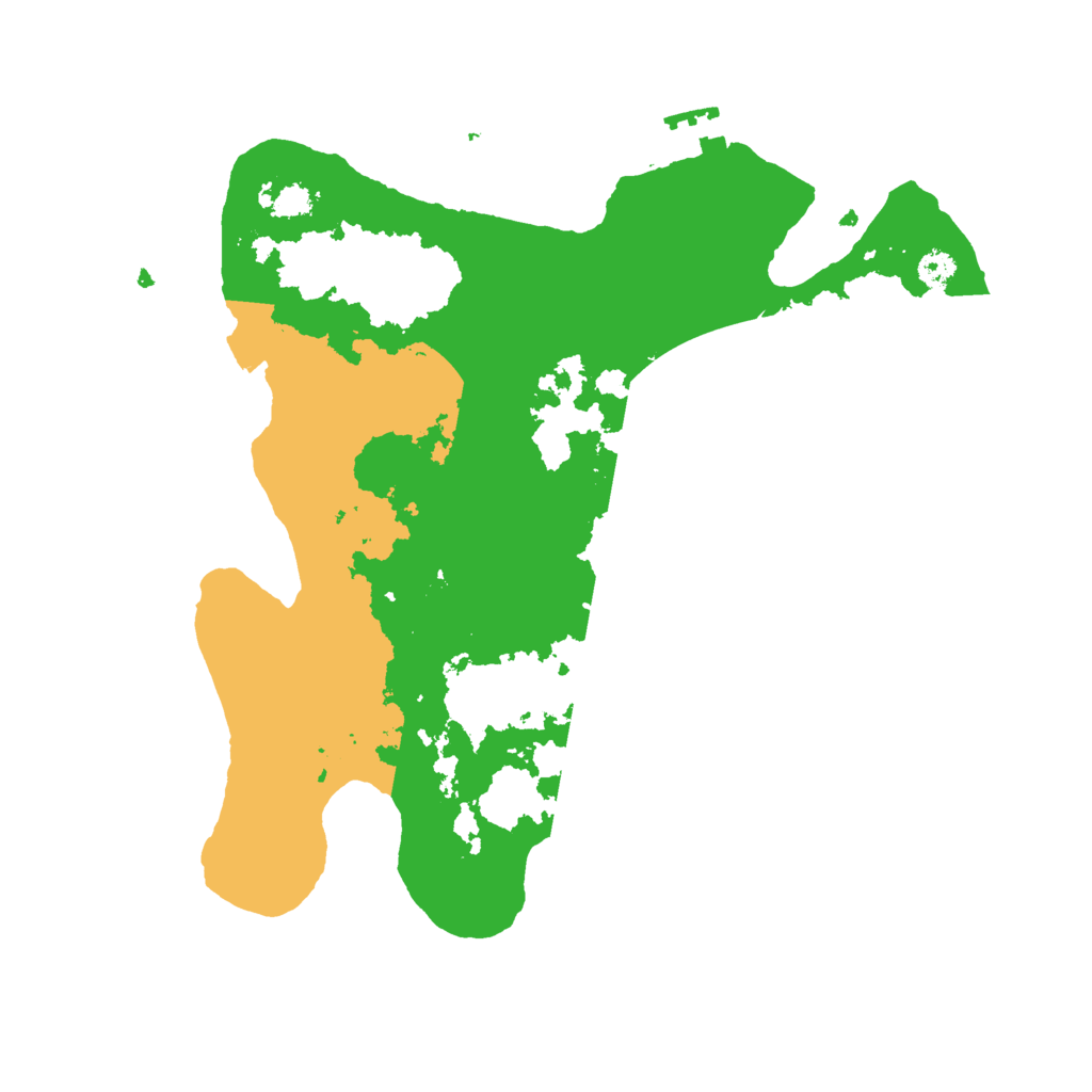 Biome Rust Map: Procedural Map, Size: 3000, Seed: 967165252