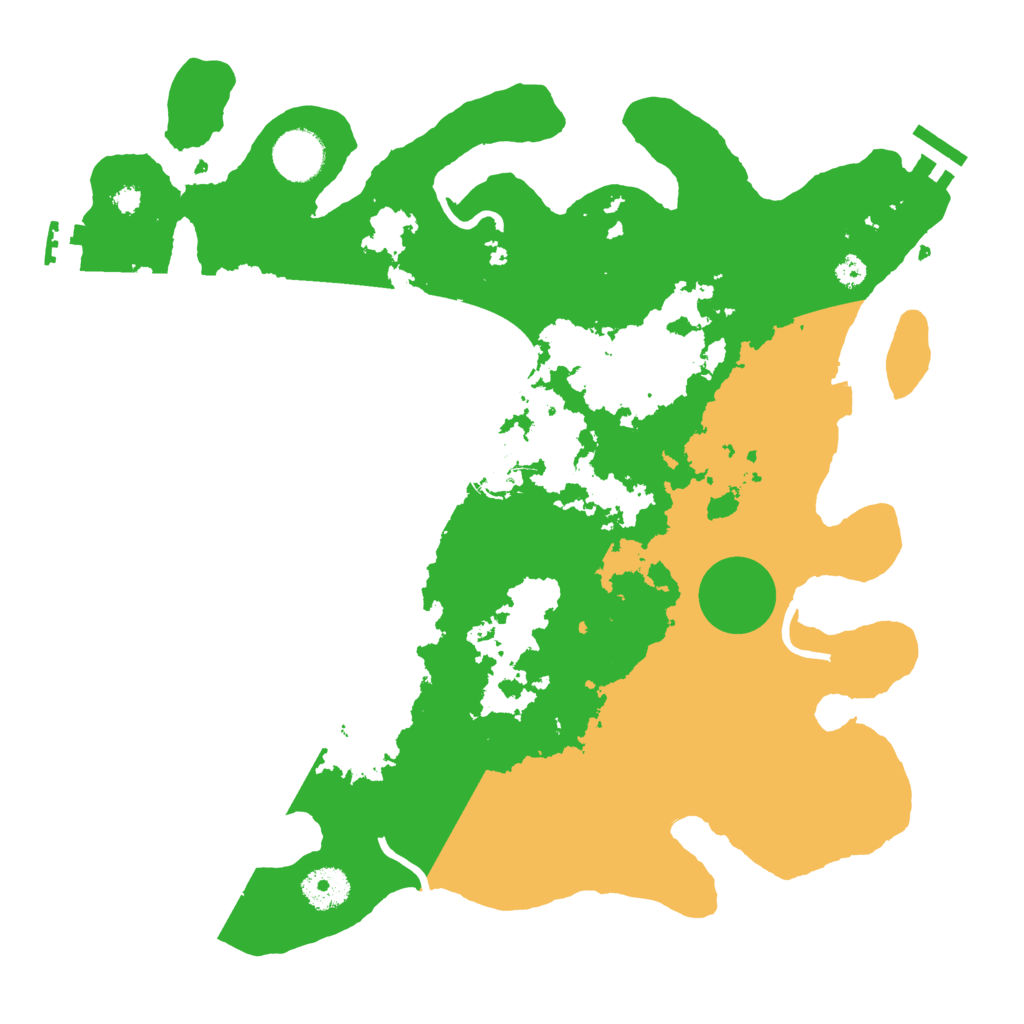 Biome Rust Map: Procedural Map, Size: 3500, Seed: 2061049474