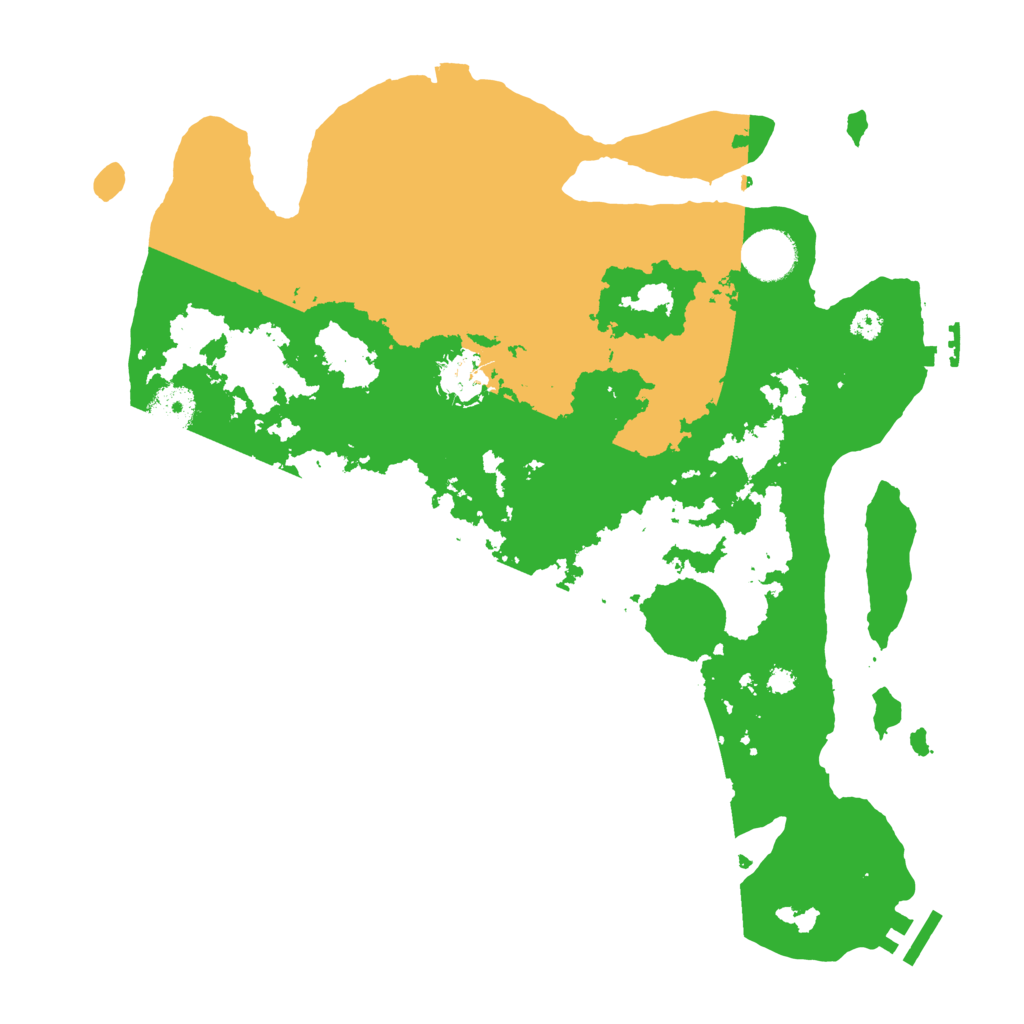 Biome Rust Map: Procedural Map, Size: 3500, Seed: 1742407963