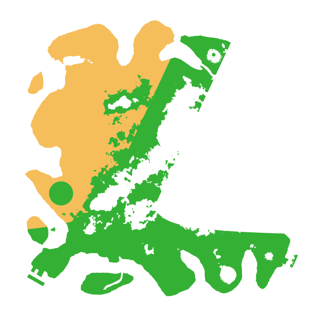 Biome Rust Map: Procedural Map, Size: 3500, Seed: 8034