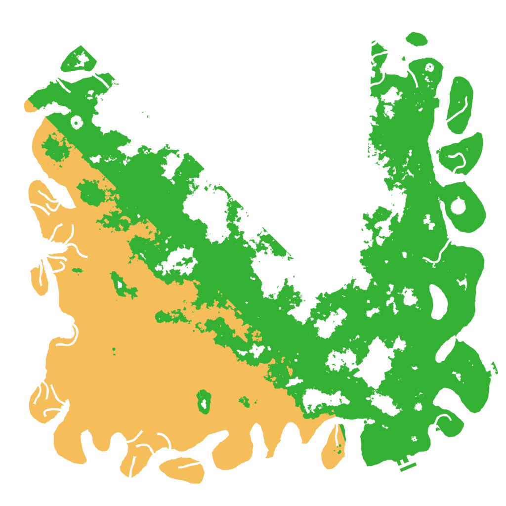 Biome Rust Map: Procedural Map, Size: 6000, Seed: 246702563