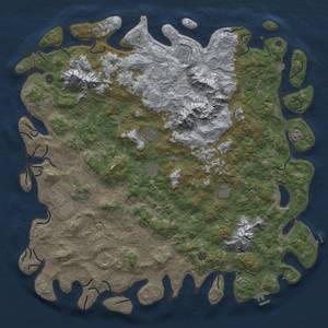 Thumbnail Rust Map: Procedural Map, Size: 6000, Seed: 246702563, 19 Monuments