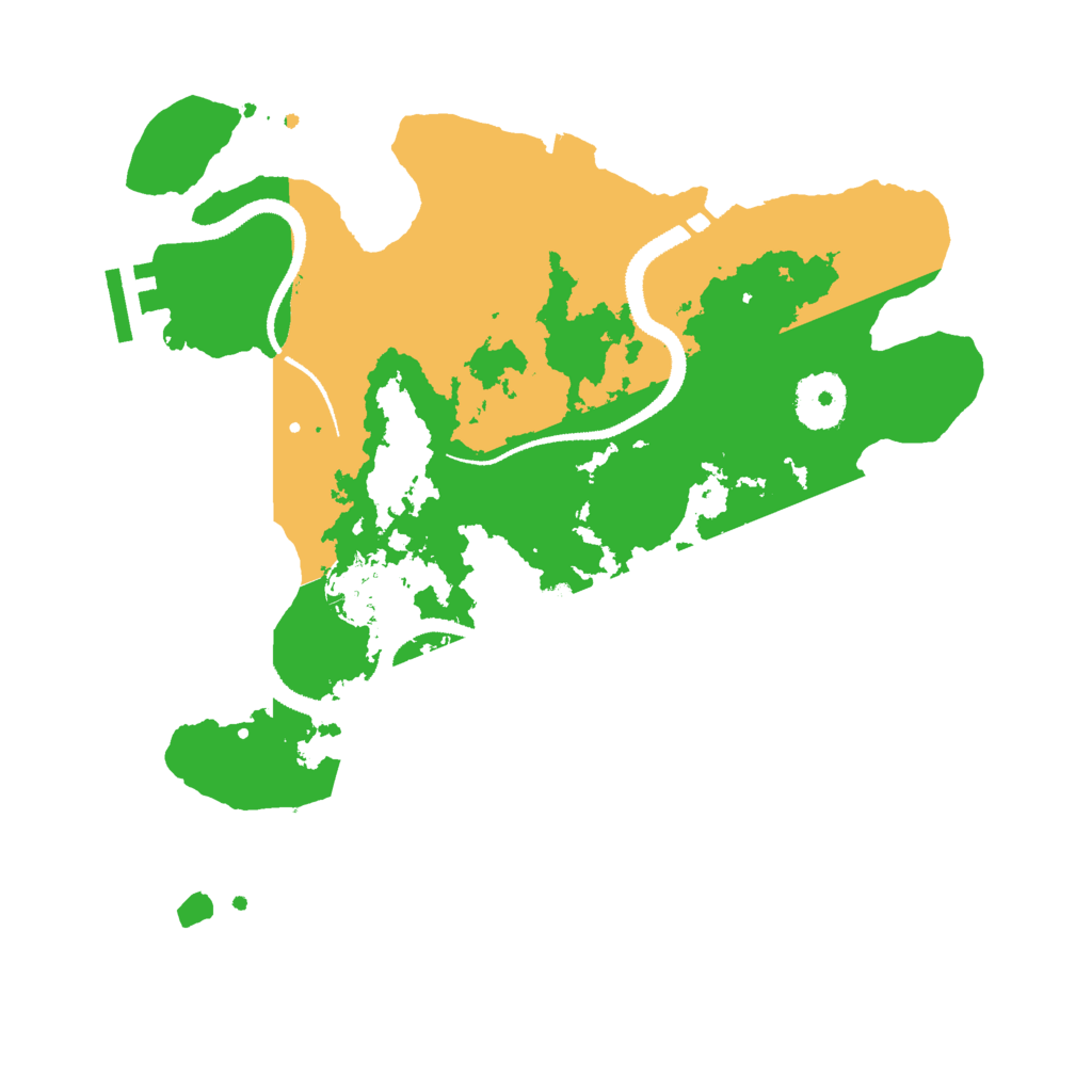 Biome Rust Map: Procedural Map, Size: 3000, Seed: 2759680