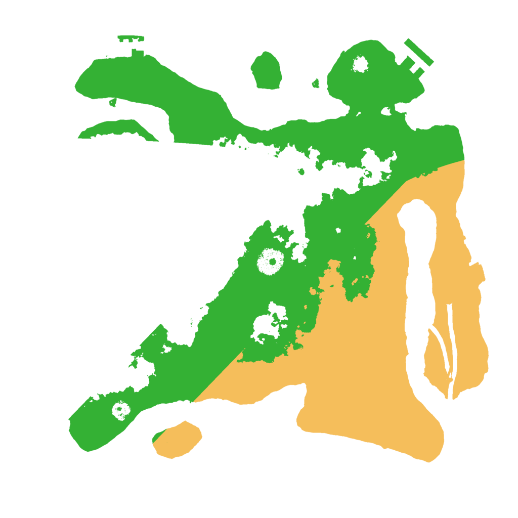 Biome Rust Map: Procedural Map, Size: 3000, Seed: 10387