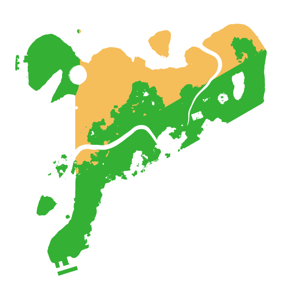 Biome Rust Map: Procedural Map, Size: 3000, Seed: 1526850049