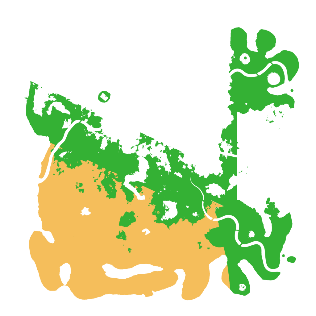Biome Rust Map: Procedural Map, Size: 4500, Seed: 451035931