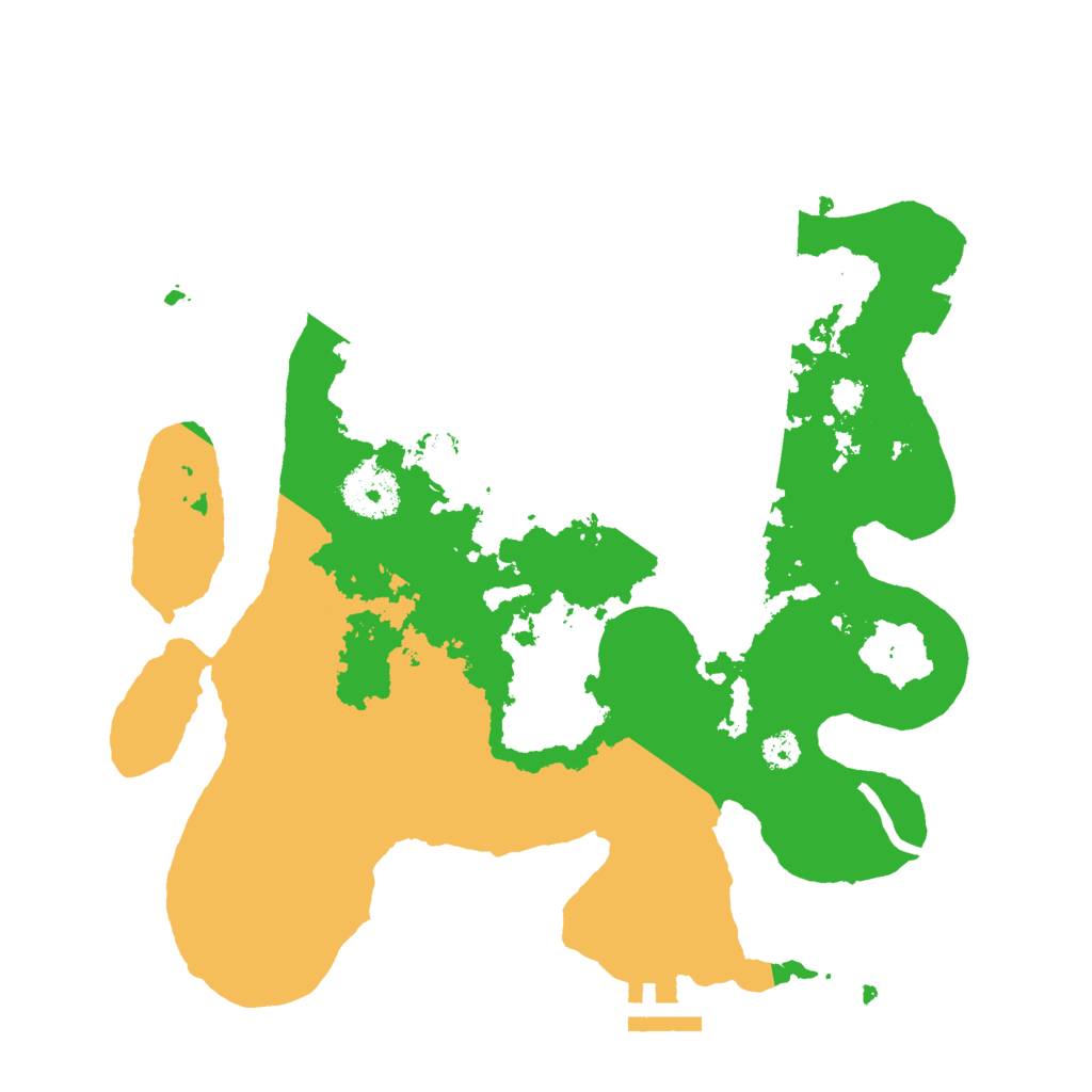 Biome Rust Map: Procedural Map, Size: 3000, Seed: 1347476743