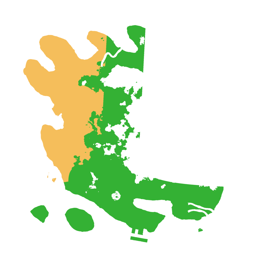 Biome Rust Map: Procedural Map, Size: 3000, Seed: 7936512