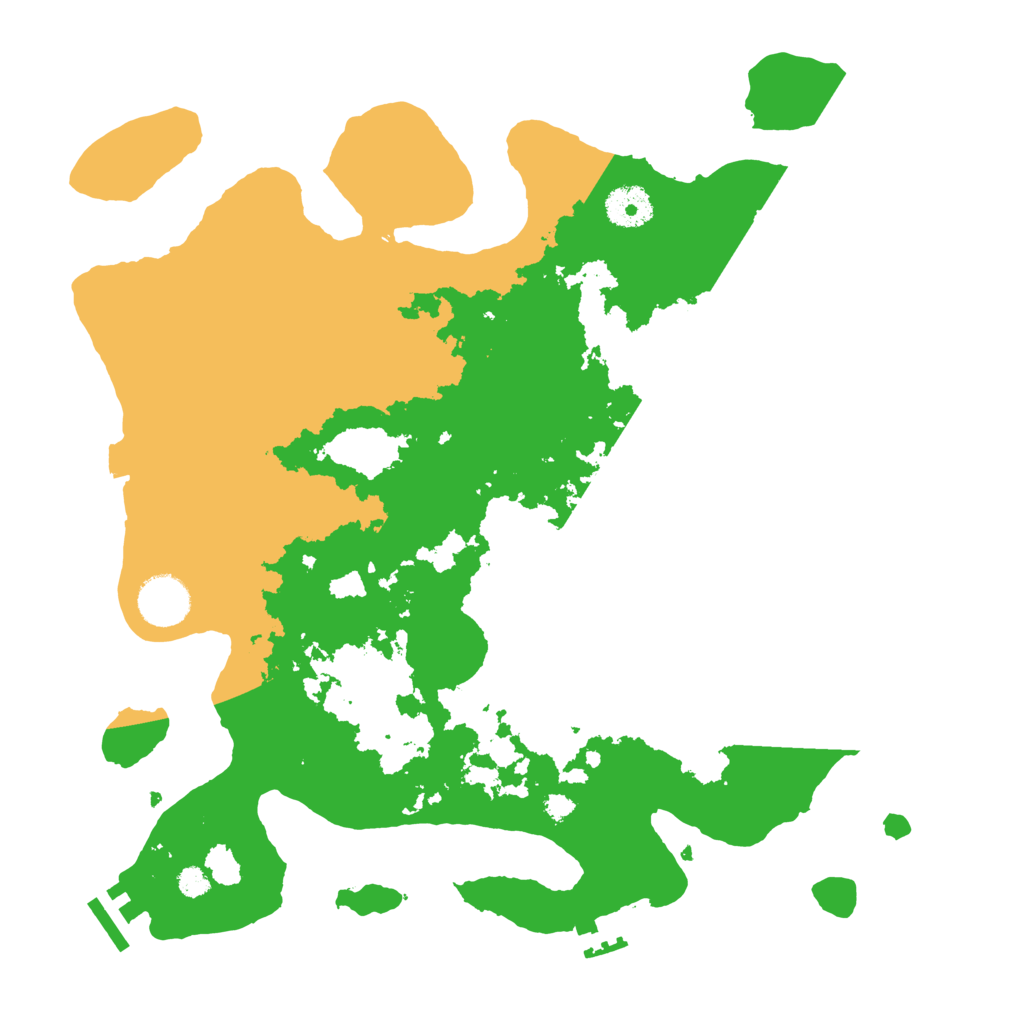 Biome Rust Map: Procedural Map, Size: 3500, Seed: 1842949794