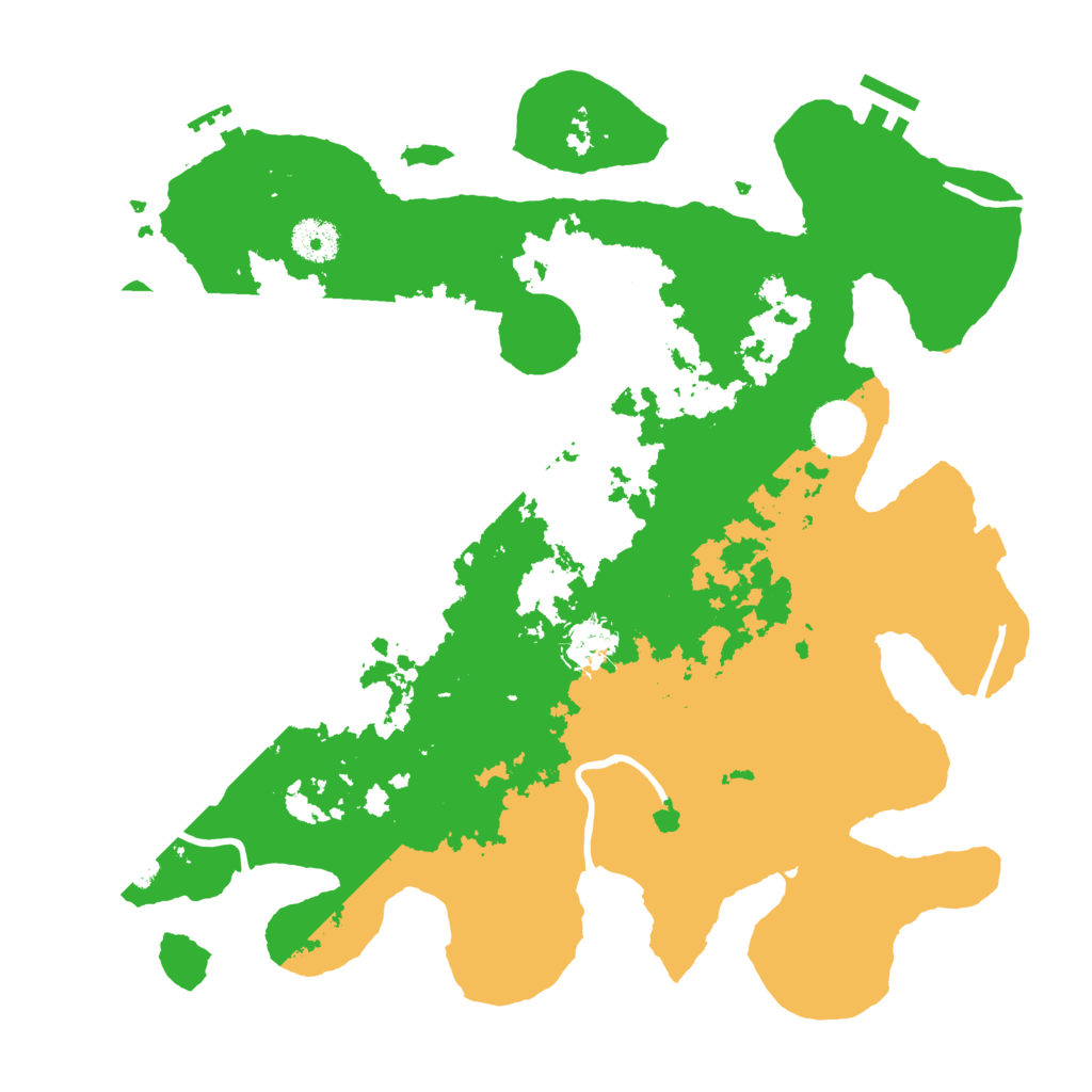 Biome Rust Map: Procedural Map, Size: 3600, Seed: 654684898