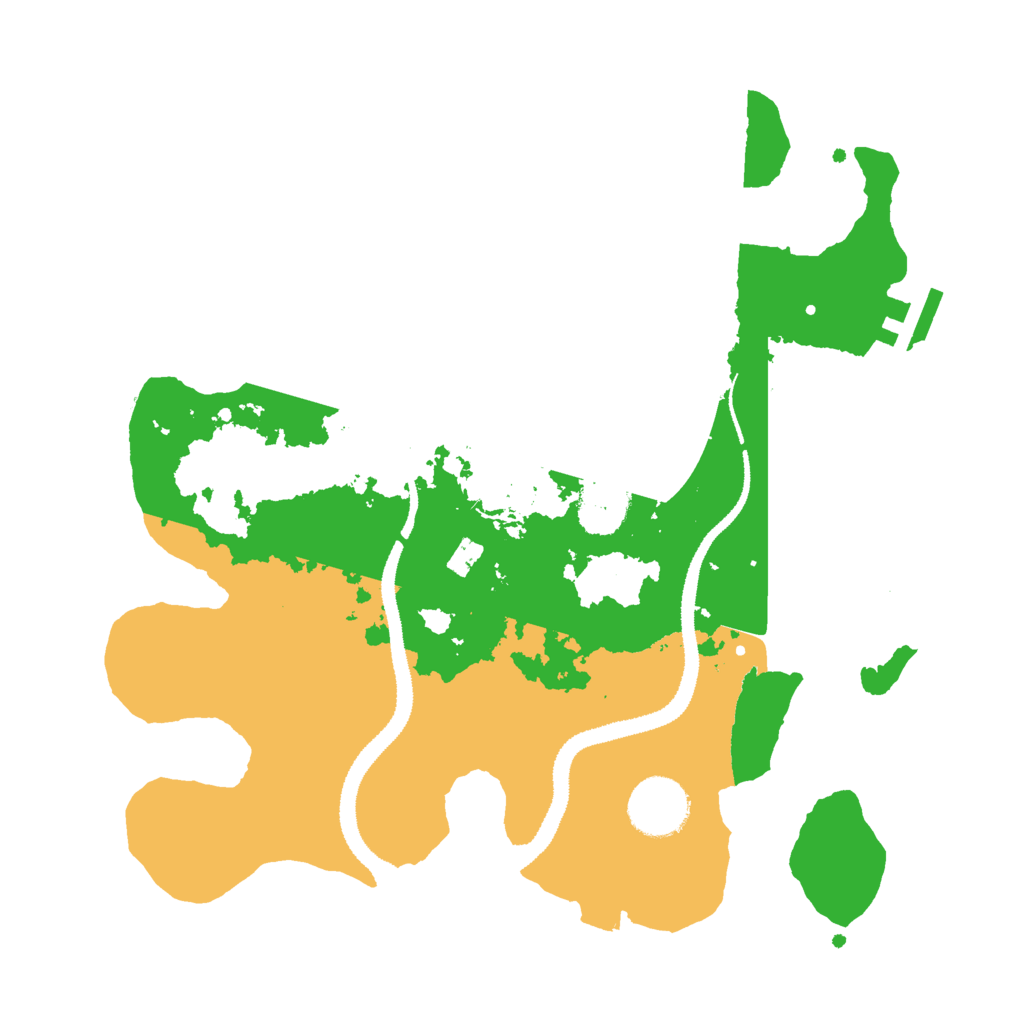 Biome Rust Map: Procedural Map, Size: 3000, Seed: 1281844266