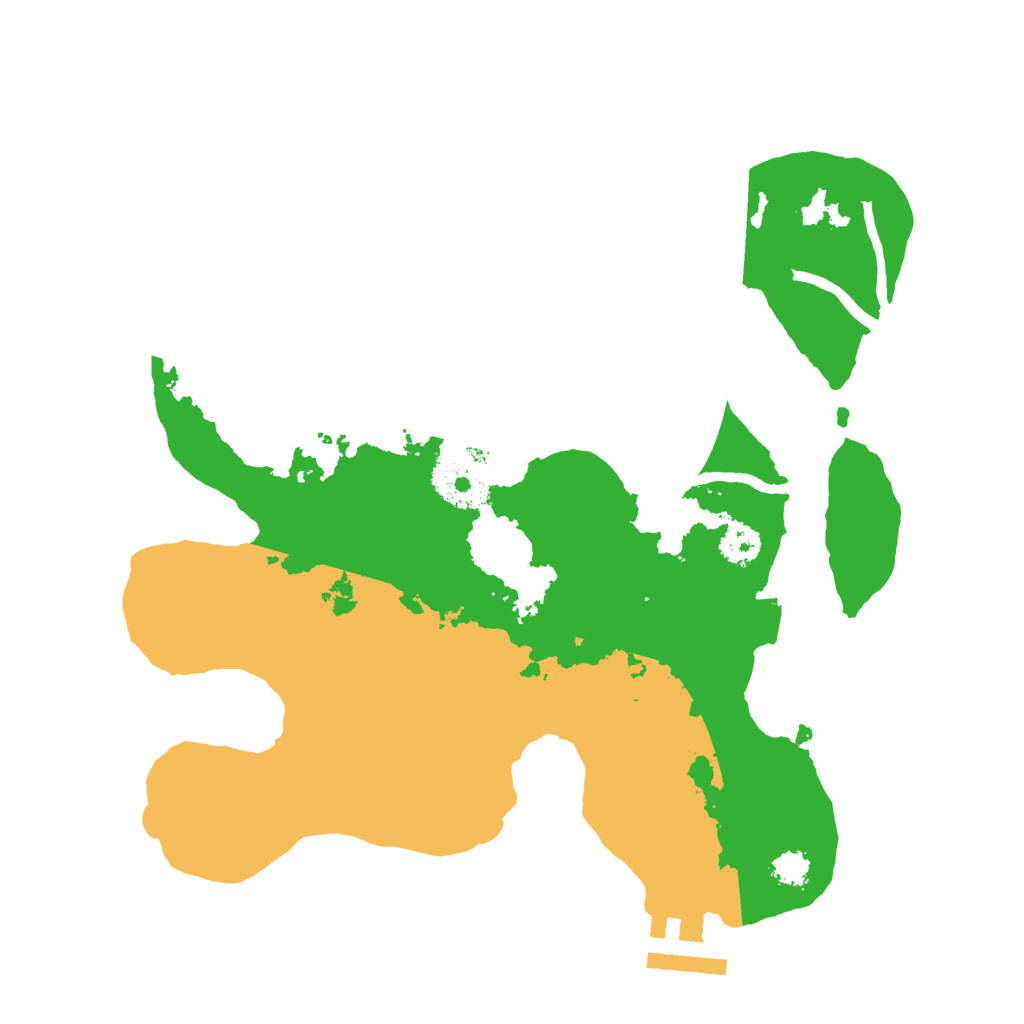 Biome Rust Map: Procedural Map, Size: 2600, Seed: 1281844266