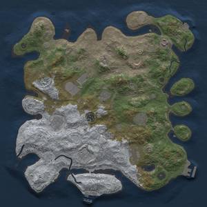 Thumbnail Rust Map: Procedural Map, Size: 3800, Seed: 31503469, 19 Monuments