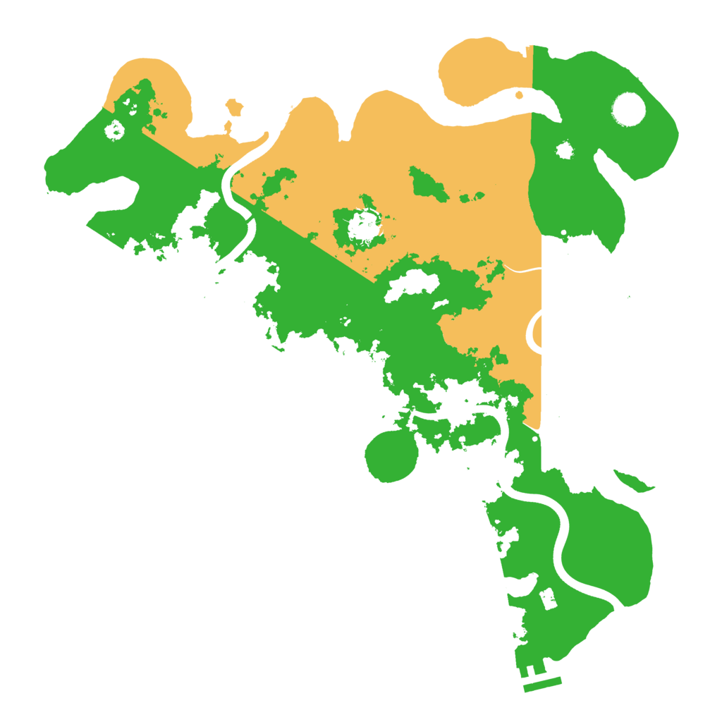 Biome Rust Map: Procedural Map, Size: 3800, Seed: 31503469
