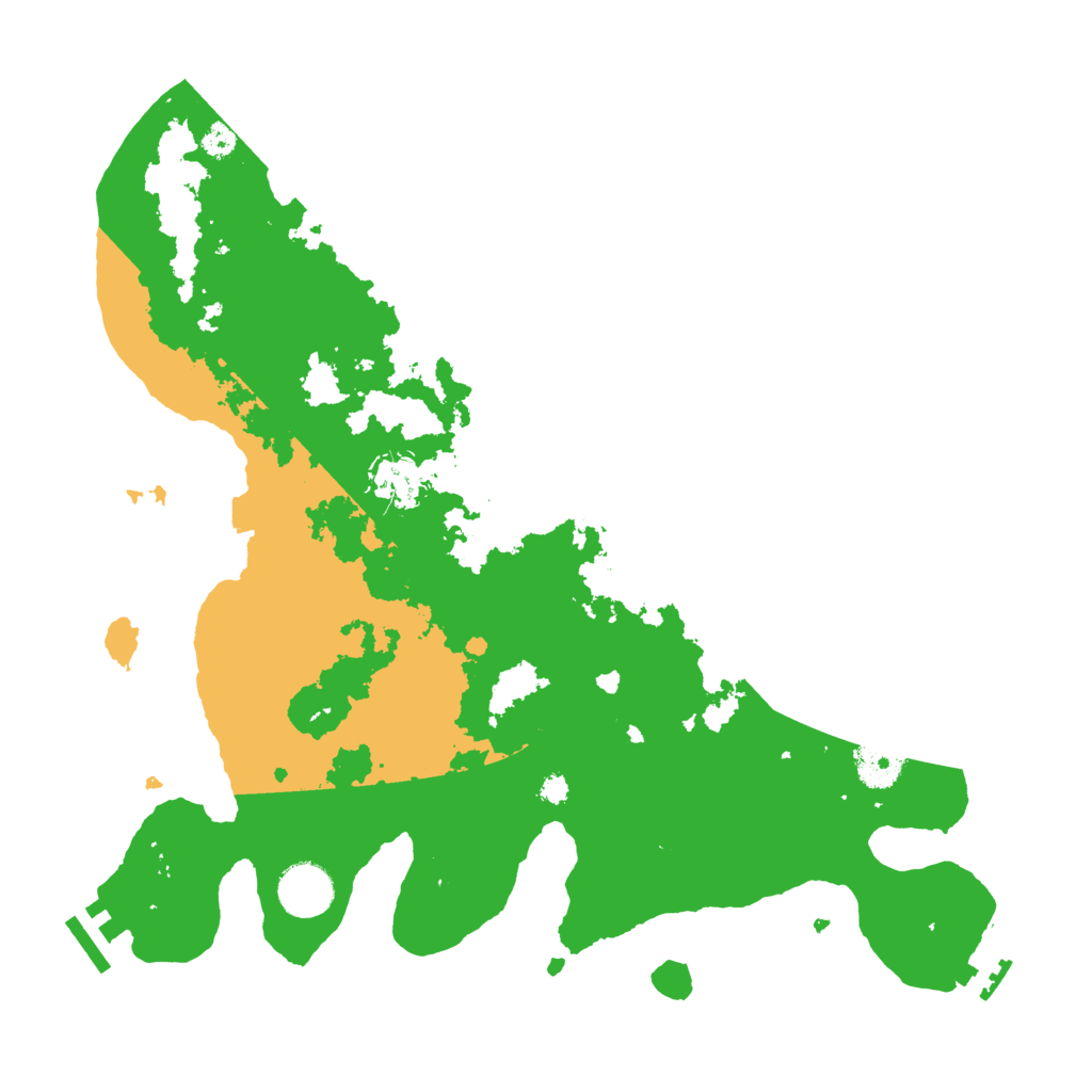 Biome Rust Map: Procedural Map, Size: 3500, Seed: 132035911
